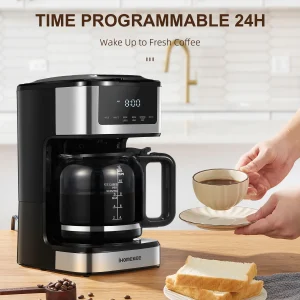 Programmable Drip Coffee Maker with Iced Coffee Function